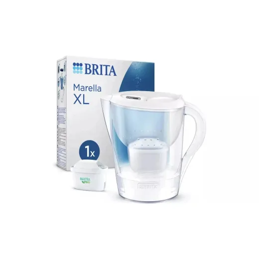 BRITA Marella XL 3.5L Water Filter Jug with MAXTRA PRO Cartridge (White)